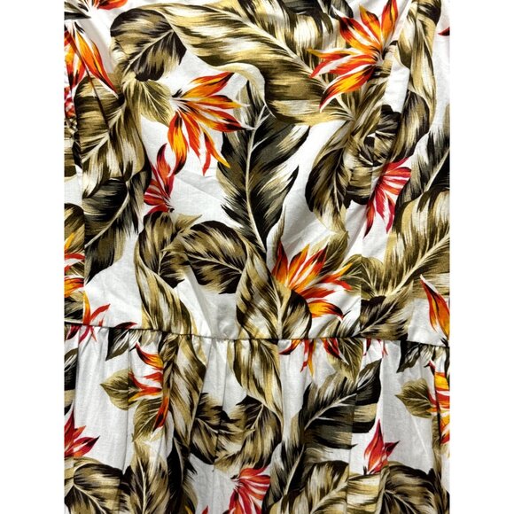 STEVE MADDEN Women White Floral Mini Dress LARGE - Picture 8 of 8